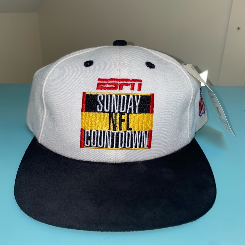 Vintage ESPN Sunday NFL Countdown Embroidered Football Hat Adjustable Strap